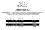 Kixies Hosiery Size Chart Size Guide