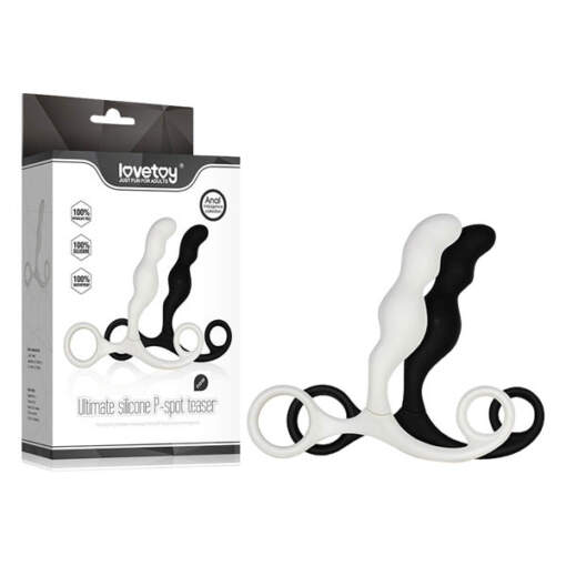 Ultimate Silicone P-Spot Teaser - White Prostate Massager - LV2613W