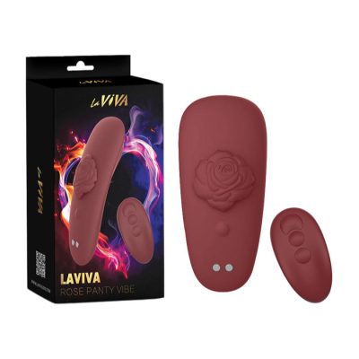 LaViva Rose Panty Vibe App Enabled Wireless Remote Panty Vibrator Red CN 812438405 759746384058 Multiview