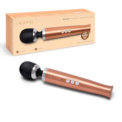 Le Wand Die Cast Metal Rechargeble Wand Massager Rose Gold LW 051RG 4890808280157 Multiview
