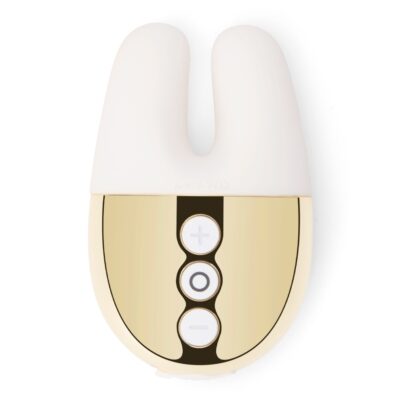 Le Wand Double Vibe Clitoral Vibrator Gold White LW035WG 4890808245354 Detail