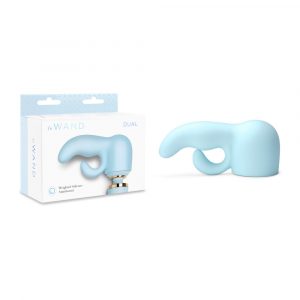 Le Wand Dual Weighted Silicone Attachment Light Blue LW 043 4890808256299 Multiview