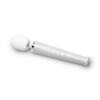 Le Wand Petite All that Glimmers Special Edition Wand Massager White LW028WHT 4890808240281 Angle Detail