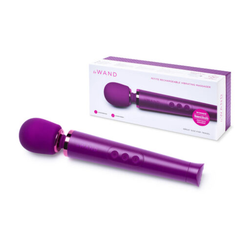 Le Wand Petite Vibrating Wand Massager Cherry Violet LW 007CHR 4890808240212 Multiview
