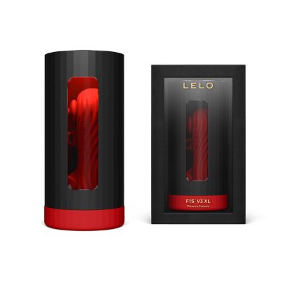 Lelo F1SV3 XL Pleasure Console App Enabled Stroker Red 7350075029677 Multiview