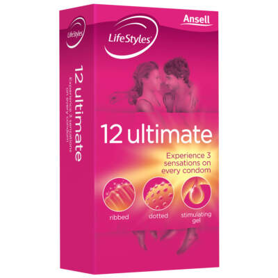 Lifestyles Ultimate Condoms 12 Pack ANS-LS-0014 9352417000014
