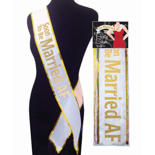 Little Genie Bride to Be Sash Soon to Be Married AF LGNVC060 685634102421 Boxview