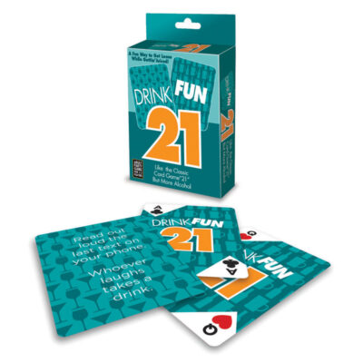 Little Genie Drink Fun 21 Card Game LGBG075 685634103084 Multiview