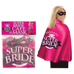 Little Genie Super Bride Cape and Mask Set Pink LGNVC-059 685634102001
