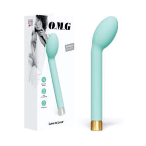 Love To Love OMG rechargeable silicone G spot Vibrator Teal Mint Green 6032275 3700436032275 Multiview
