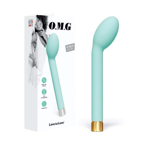Love To Love OMG rechargeable silicone G spot Vibrator Teal Mint Green 6032275 3700436032275 Multiview