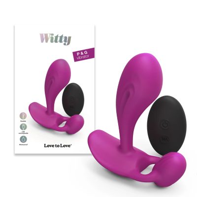 Love To Love Witty Wireless Remote Dual Motor P G Spot Vibrator Orchid Purple 6032985 3700436032985 Multiview