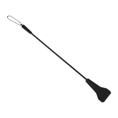 Love in Leather 40cm Silicone Riding Crop Black CRO052 3181505200007 Detail