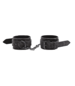 Love in Leather Berlin Babe Lace Printed Faux Leather Hand Cuffs Black B HAN07 2811407000009 AltDetail