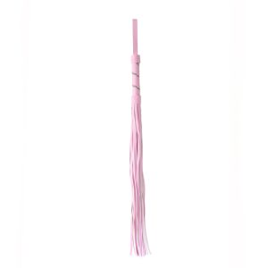 Love in Leather Berlin Baby 63cm Flogger Whip with Chain Handle Light Pink B WHI42PNK 2238124200008 Detail