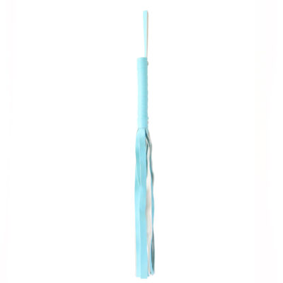 Love in Leather Berlin Baby Faux Leather Flogger Whip Turquoise Blue B WHI22 2238922212210 Detail