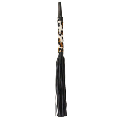 Love in Leather Berlin Baby Leopard Print Flogger Whip B WHI13LEO 2238913238205 Detail