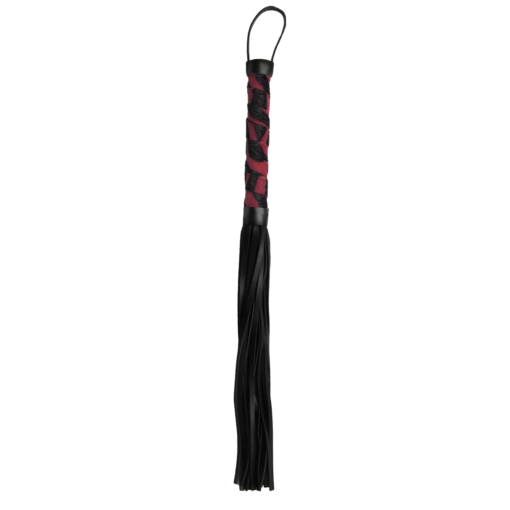 Love in Leather Berlin Baby Zebra Print Flogger Whip Red B WHI13RED 2238918540006 Detail