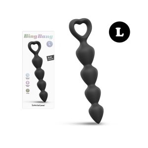 Love to Love Bing Bang Silicone Anal Beads Large L Black 6032459 3700436032459 Multiview