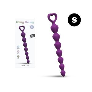 Love to Love Bing Bang Silicone Anal Beads Small S Purple 6032435 3700436032435 Multiview