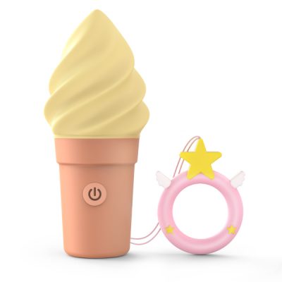 Love to Love Cand Ice Ice Creamed Shaped Clitoral Vibrator Vanilla Pop 6032725 3700436032725 Detail