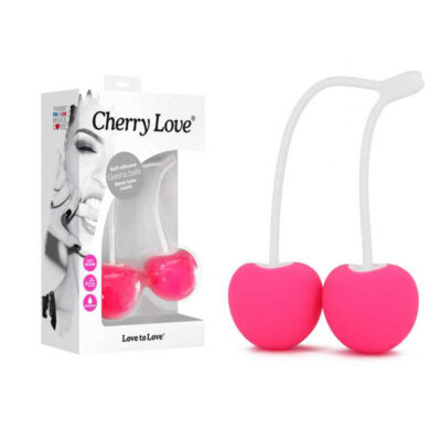 Love to Love Cherry Love Cherry shaped Kegel Balls Pink 6031209 3700436031209 Multiview