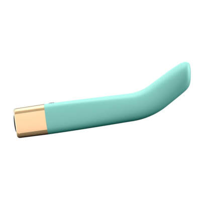 Love to Love Delight Me Rechargeable Vibrator Teal Mint 6032176 3700436032176 Bend Detail
