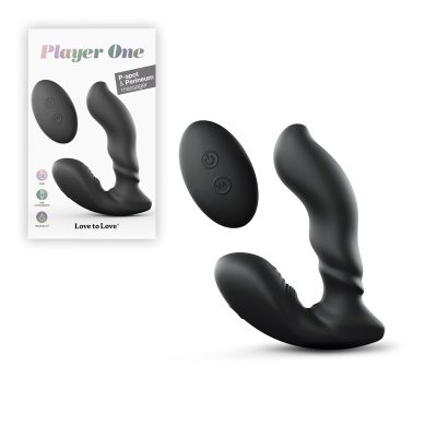 Love to Love Player One Remote Control Prostate and Perineum Massager Black 6032190 3700436032190 Multiview