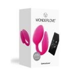 Love to Love Wonderlove Wireless Remote C Shaped Vibrator Pink L2L6031353 3700436031353 Boxview