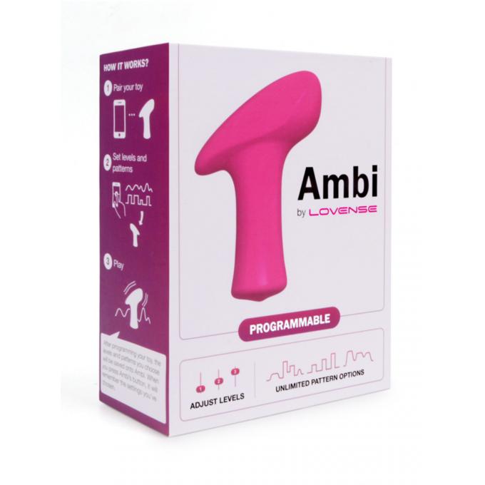 Lovense Ambi Smartphone App Bullet Vibrator Pink 0714449810730 Boxview