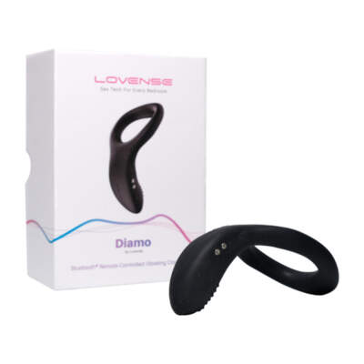 Lovense Daimo App Enabled Vibrating Cock Ring Base Ring Black 728360599759 Boxview