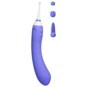Lovense Hyphy App Enabled Clitoral Stimulator Insertable Handle Purple 6972677430050 Tips Detail