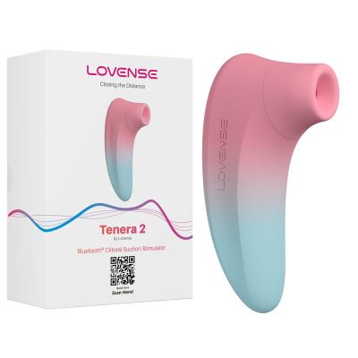 Lovense Tenera 2 Clitoral Air Suction Stimulator Ombre Pink Blue LVNSETN2 6972677430272 Multiview
