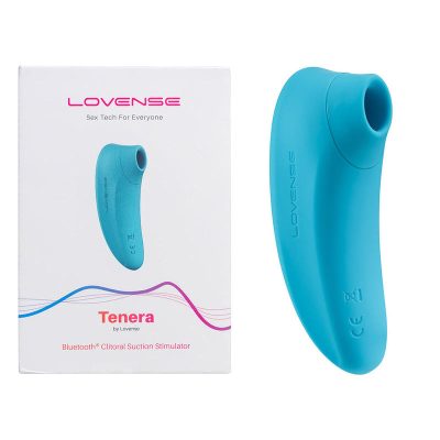Lovense Tenera Bluetooth Clitoral Suction Stimulator Blue LVNSE59976 728360599766 Multiview
