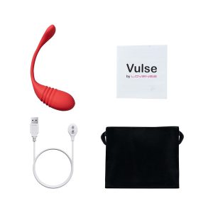 Lovense Vulse Bluetooth Smartphone App Enabled Thrusting Egg Vibrator Red LVNSEVULS 6972677430159 Contents Detail