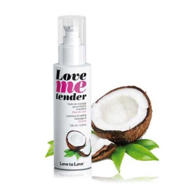 LovetoLove Coconut Flavoured Massage Oil 100ml 6040485 3700436040485 Multiview