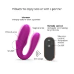 LovetoLove Match Up Wireless Remote Couples Vibrator Orchid 6032800 3700436032800 Info Detail