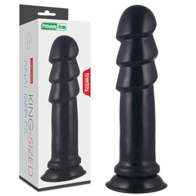 Lovetoy 11 Inch King Sized Anal Ripples Black LV2244 6970260909167 Multiview