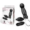 Lux Fetish 4 point 5 inch Inflatable Vibrating Plug Black LF5308 4890808233153 Multiview