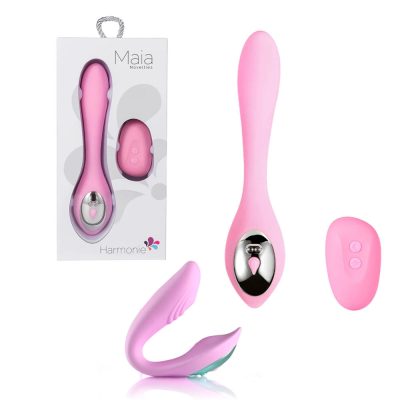 Maia Harmonie Roller Ball Tip Bendable Wireless Remote Vibrator Pink LM18 41 P1 5060311473431 Multiview