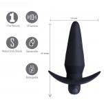 Maia Toys Cody Rechargeable Vibrating Butt Plug Black MA334 5060311472786