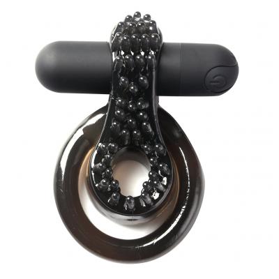 Maia Toys Jagger Rechargeable Vibrating Cock Ring Black Jagger MA1721 5060311472540