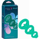 Maia Toys Vibelite Hazey 3 Sizes Weed Leaf Silicone Cock Rings Pack Green AF 008 5060311473684 Multiview