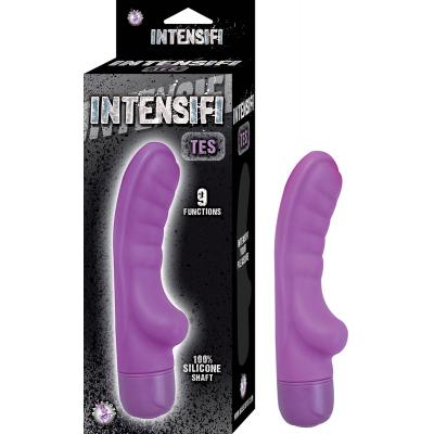 NASS Toys Intensifi TES Silicone Ribbed VIbrator Purple NASS2641 2 782631264128 Multiview