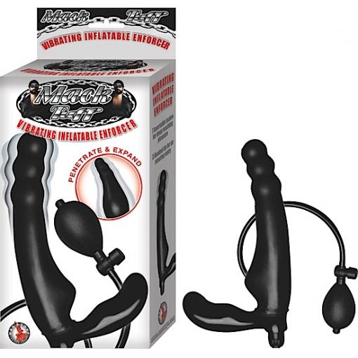 NASS Toys Mack Tuff Inflatable Expanding Strapless Strap on Black NASS 2548 782631254808 Multiview