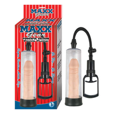 NASS Toys Maxx Gear Vacuum Penis Pump Clear 2762 782631276206 Multiview