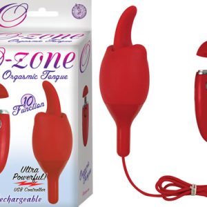 NASS Toys Ozone Orgasmic Rechargeable Vibrating Tongue Red 2710 782631271003
