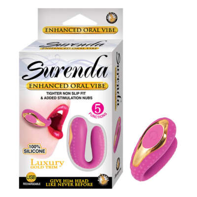 NASS Toys Surenda Enhanced Oral Vibe Mouth Vibrator Pink 2740 1 782631274011 Multiview
