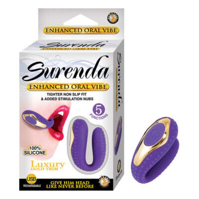 NASS Toys Surenda Enhanced Oral Vibe Mouth Vibrator Purple 2740 2 782631274028 Multiview