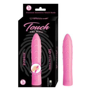 NASS Toys Touch The Wave Ribbed Bullet Pink 2844 1 782631284416 Multiview